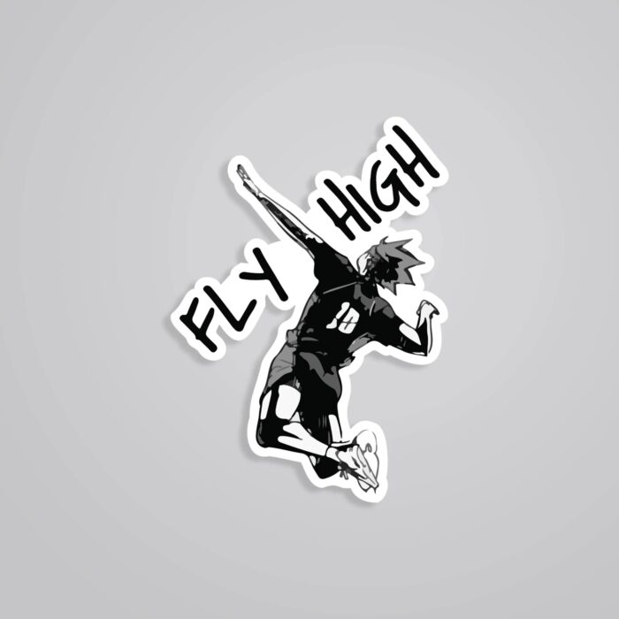 Fly High Hinata Anime Stickers