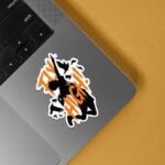 Fly High Hinata Silhouette Anime Stickers