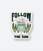 Follow The Sun Sticker