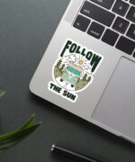 Follow The Sun Sticker