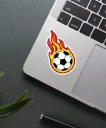Football Fire Sticker