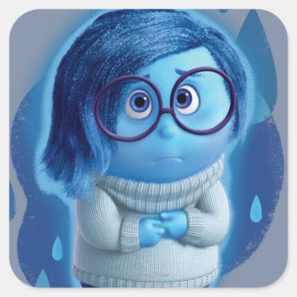 Forecast Is For Blue Skies Square Sticker