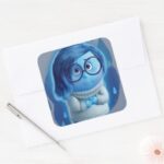 Forecast Is For Blue Skies Square Sticker