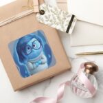 Forecast Is For Blue Skies Square Sticker