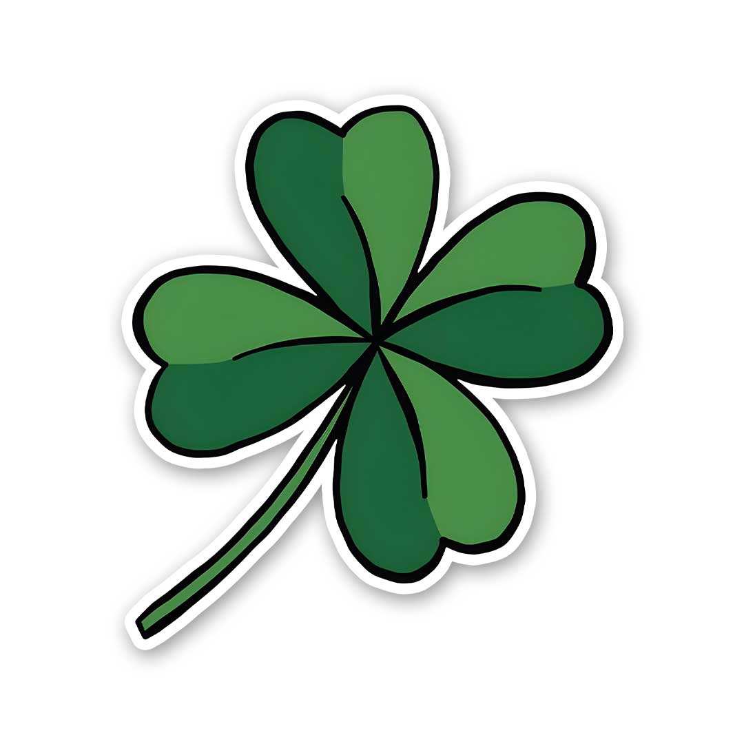 Four Leaf Clover Sticker