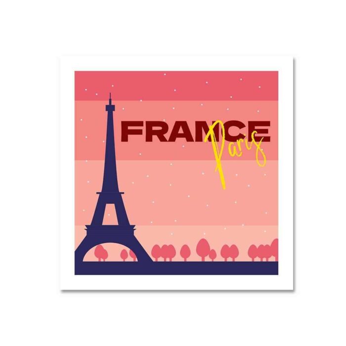 France Paris Sticker