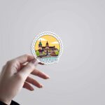 Frankfurt Cityscape And Architecture Post Stamp Travels Stickers
