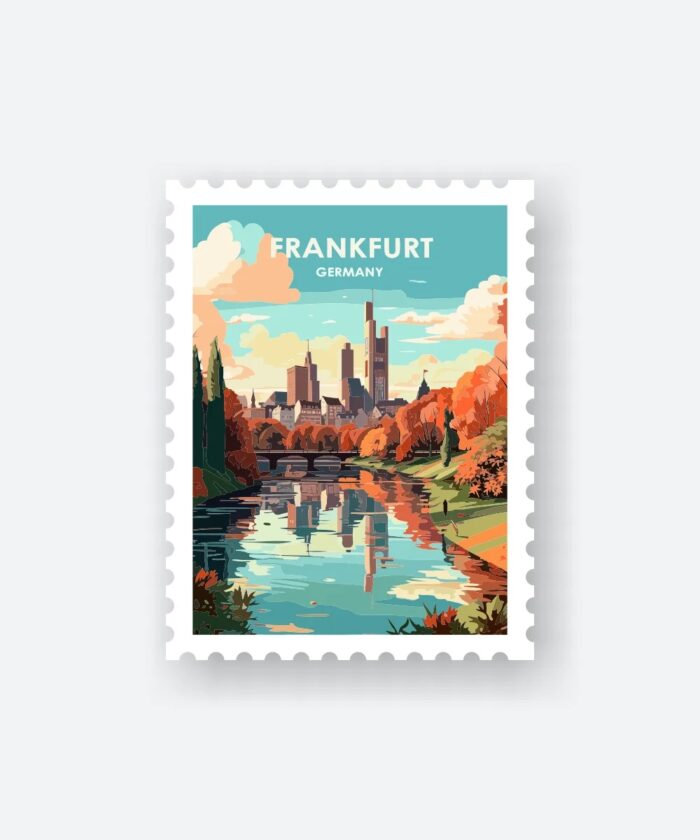 Frankfurt Germany Sticker