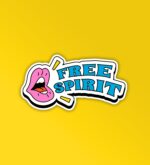 Free Spirit   Laptop Mobile Sticker