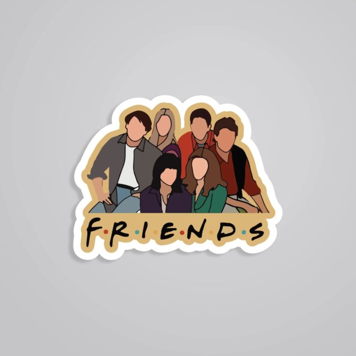 Friends Cast TV Shows Stickers