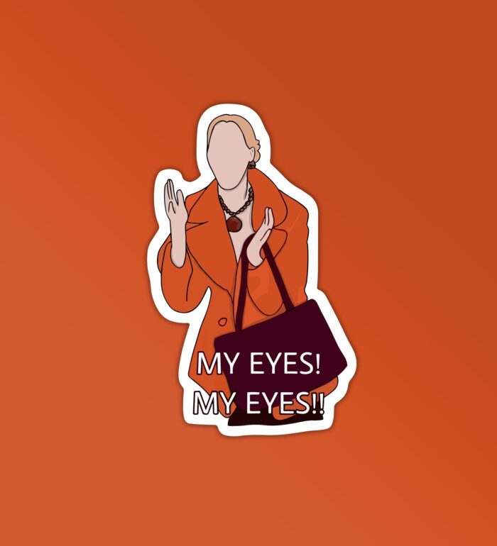 Friends Phoebe My Eyes Sticker