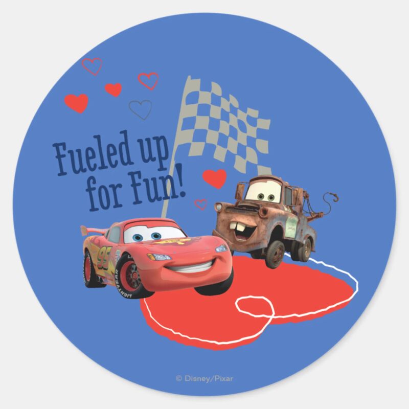 Fueled Up For Fun Classic Round Sticker