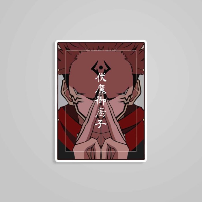 Fukuma Mizushi Sukuna Domain Anime Stickers