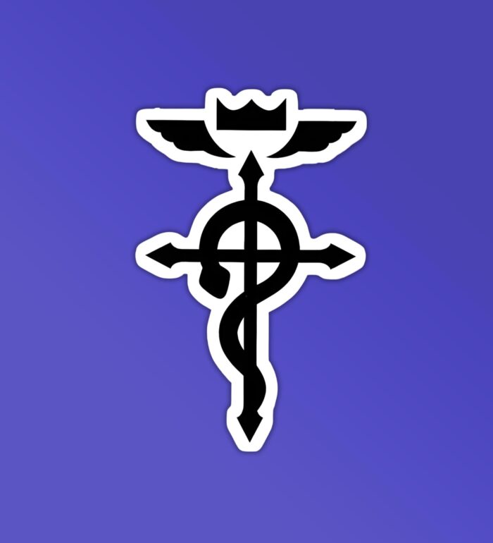 Fullmetal Alchemist Symbol Laptop Mobile Stickers