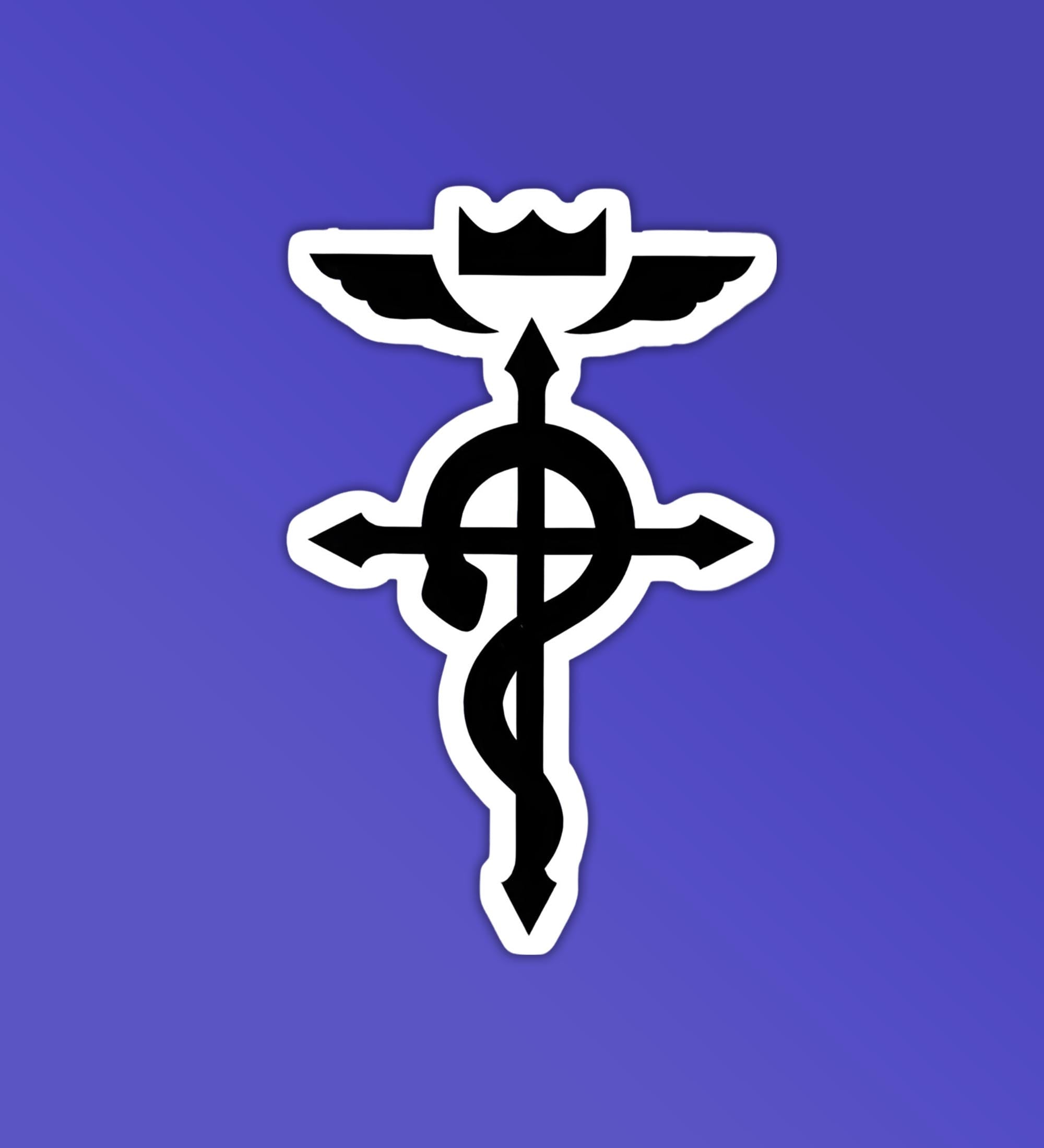 Fullmetal Alchemist Symbol Laptop Mobile Stickers