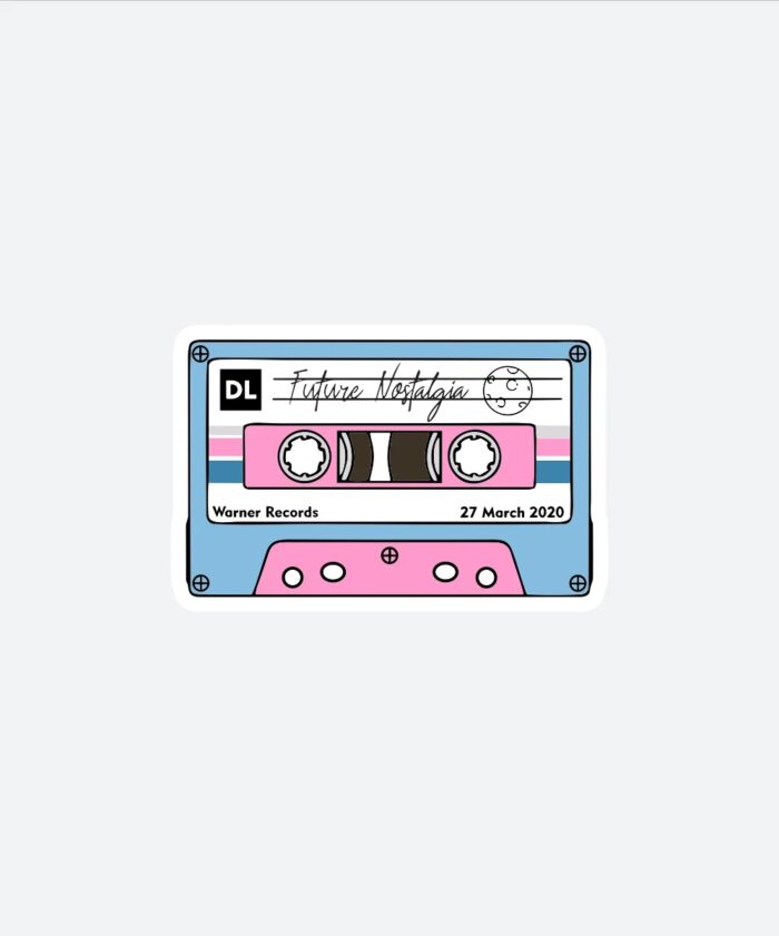 Future Nostalgia Casette Sticker