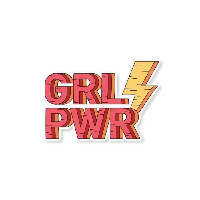 GRL PWR Sticker