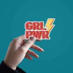 GRL PWR Sticker