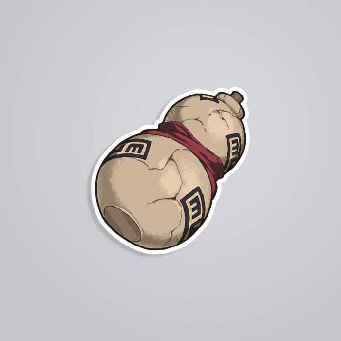 Gaaras Sand Gourd Anime Stickers