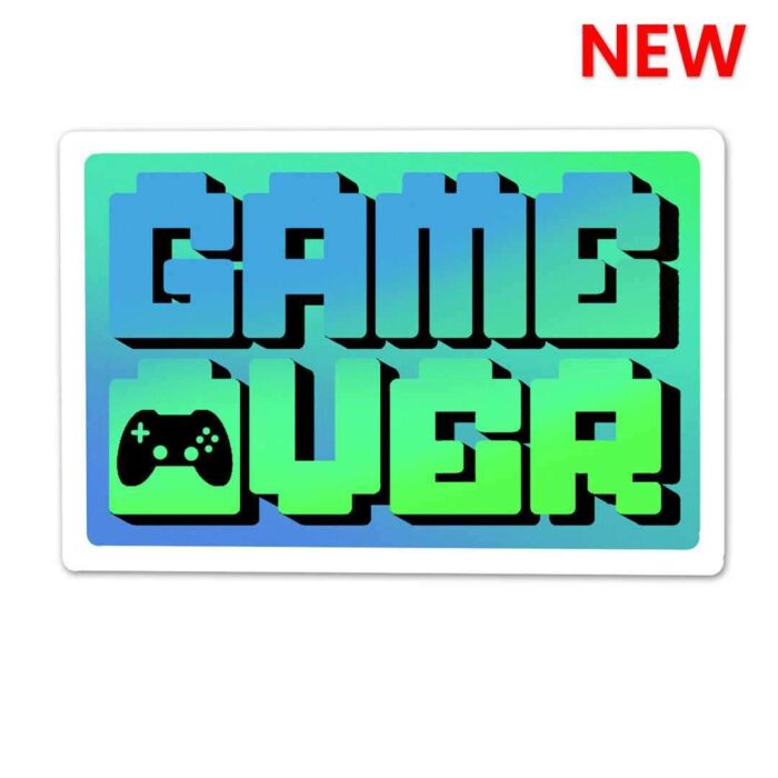 Game Over _ Lets Replay Sticker