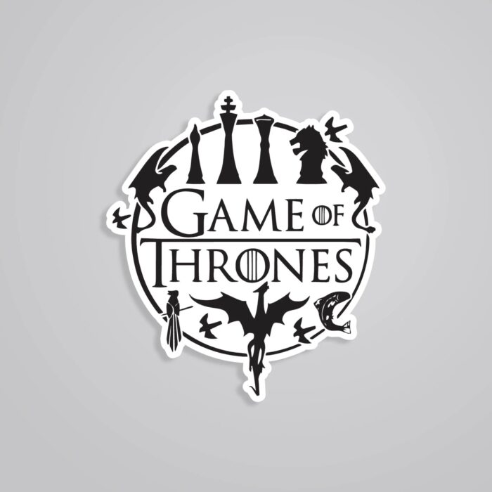 Game Of Thrones Logo TV Shows Stickers