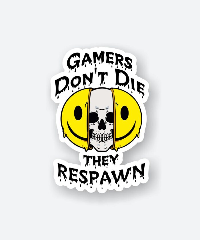 Gamers Respawn Sticker