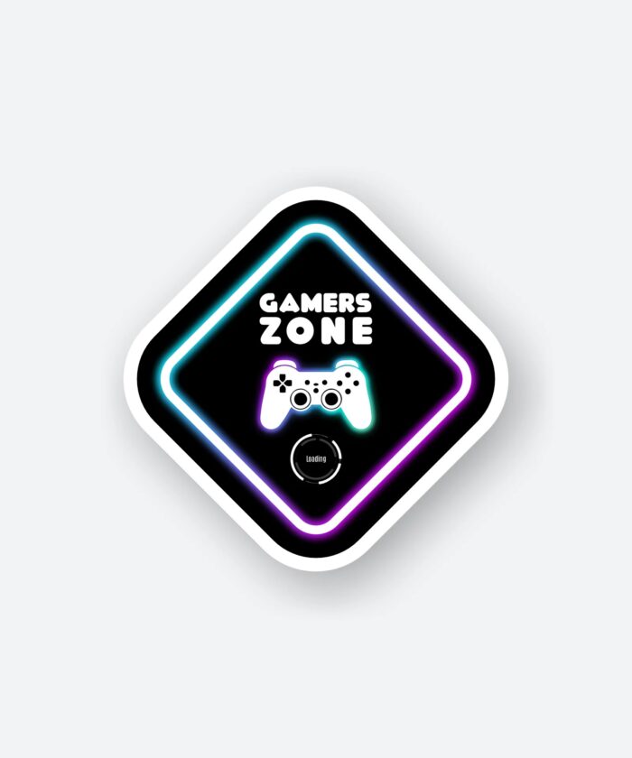 Gamers Zone Sticker