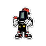 Gaming _ Old School Sticker