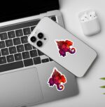 Ganesha Multicolour   Laptop Mobile Sticker