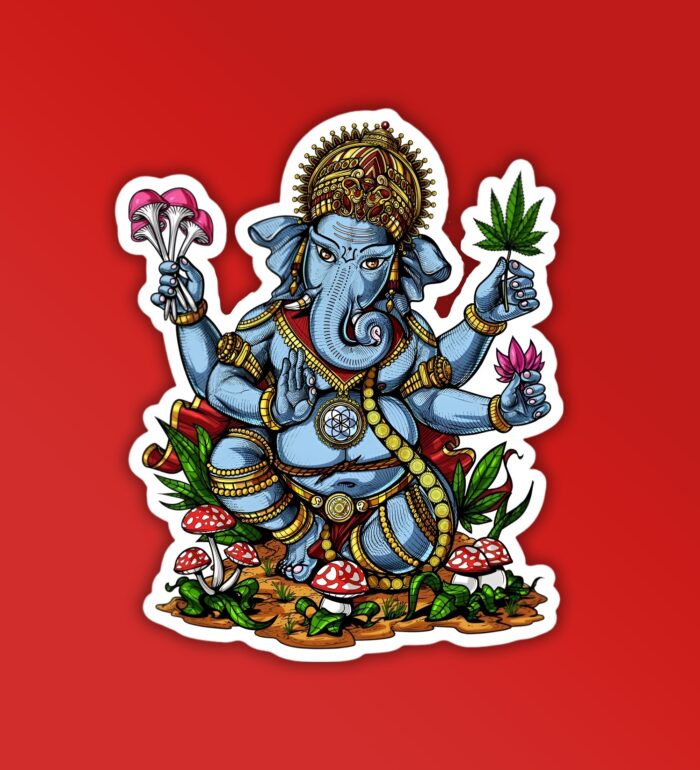 Ganesha Murti   Laptop Mobile Sticker