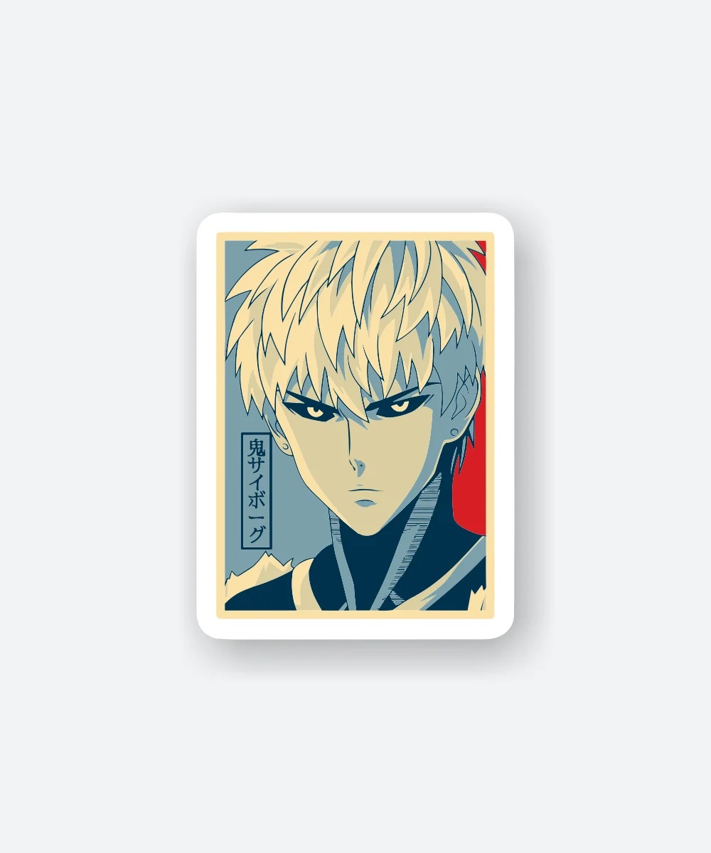 Genos One Punch Man Sticker