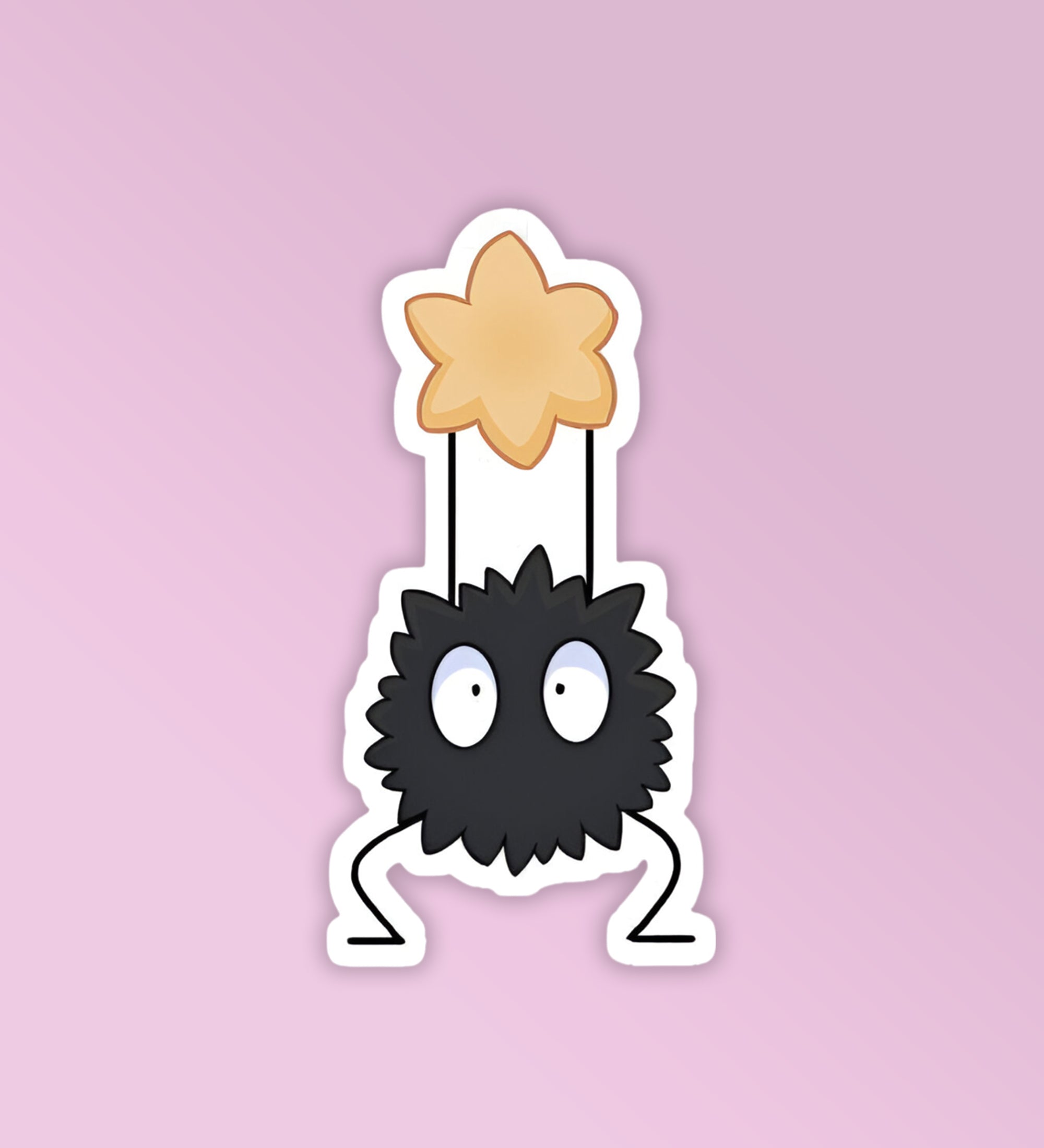 Ghibli Dust Star Laptop   Mobile Stickers