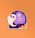 Ghost Halloween   Laptop And Mobile Sticker