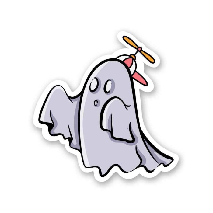 Ghost _ Boooo Sticker