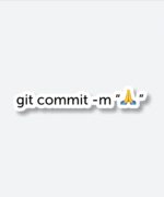 Git Commit Message Sticker