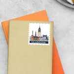 Glasgow Historic Architecture Post Stamp Travels Stickers