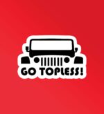 Go Topless Sticker