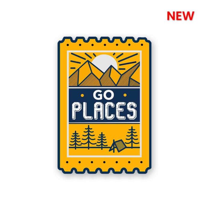 Go Places Sticker