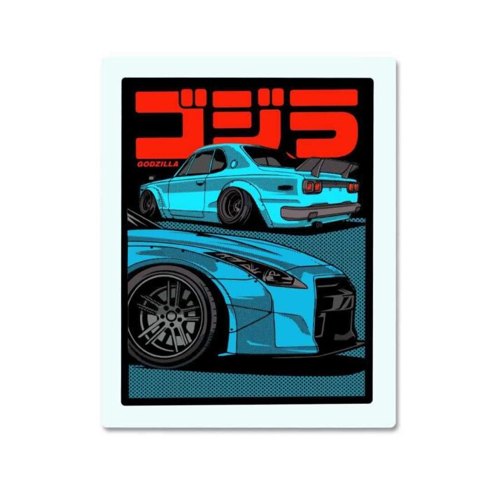 Godzilla Super Fast Sticker