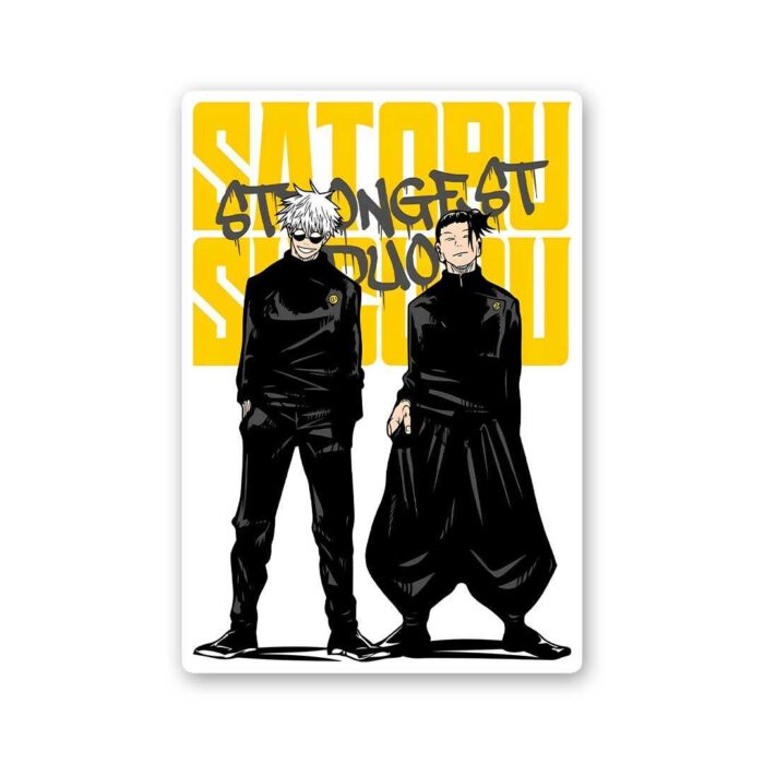 Gojo Geto Strongest Duo Sticker