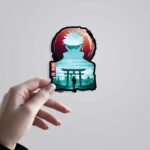 Gojo Satoru Silhouette Anime Stickers