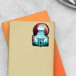 Gojo Satoru Silhouette Anime Stickers