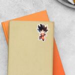 Goku Chibi Fighting Stance Anime Stickers