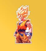 Goku Super Saiyan Laptop Mobile Stickers