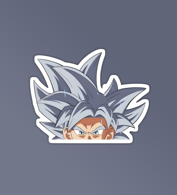 Goku Ultra Instinct Laptop Mobile Stickers