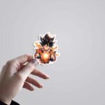 Gokus Energy Blast Anime Stickers