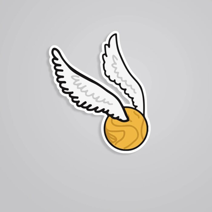 Golden Snitch With Wings Movies Stickers