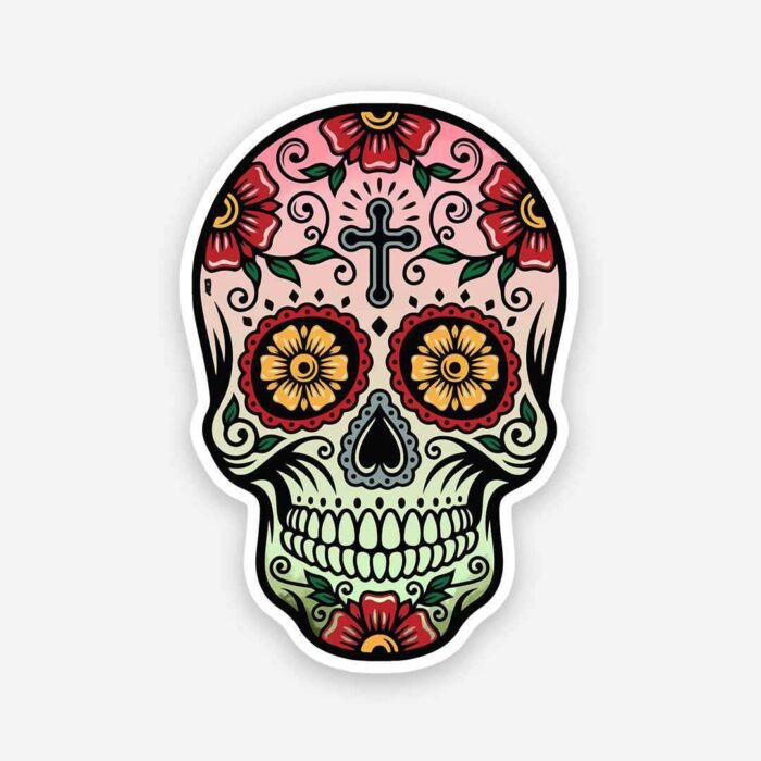 Graffiti Skull Sticker