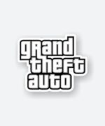 Grand Theft Auto Logo Sticker