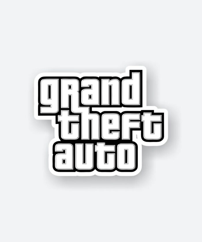 Grand Theft Auto Logo Sticker